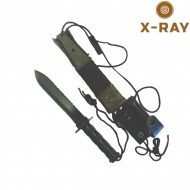 Rambo tactical series hunting knife x-ray (xr-rm-h6) Rambo tactical series hunting knife x-ray (xr-rm-h6)