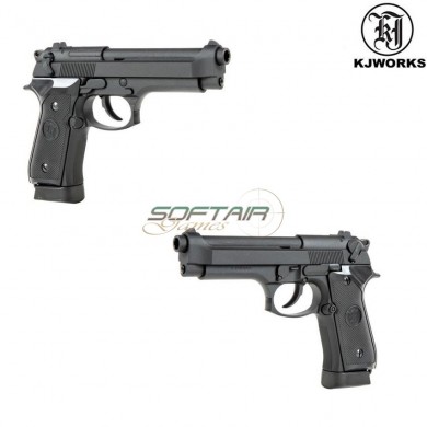 Co2 Pistol M9/m92f Beretta Blowback Black Kjworks (kj-005345)
