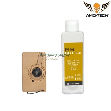 Tornado Speed Loader short dark earth & bottle Amo-tech® (amt-029148-de)