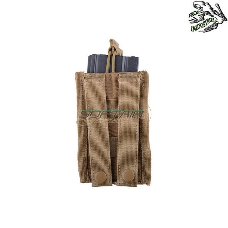 Single 5.56 Fast Magazine Pouch coyote Frog Industries® (fi-001036-tan)