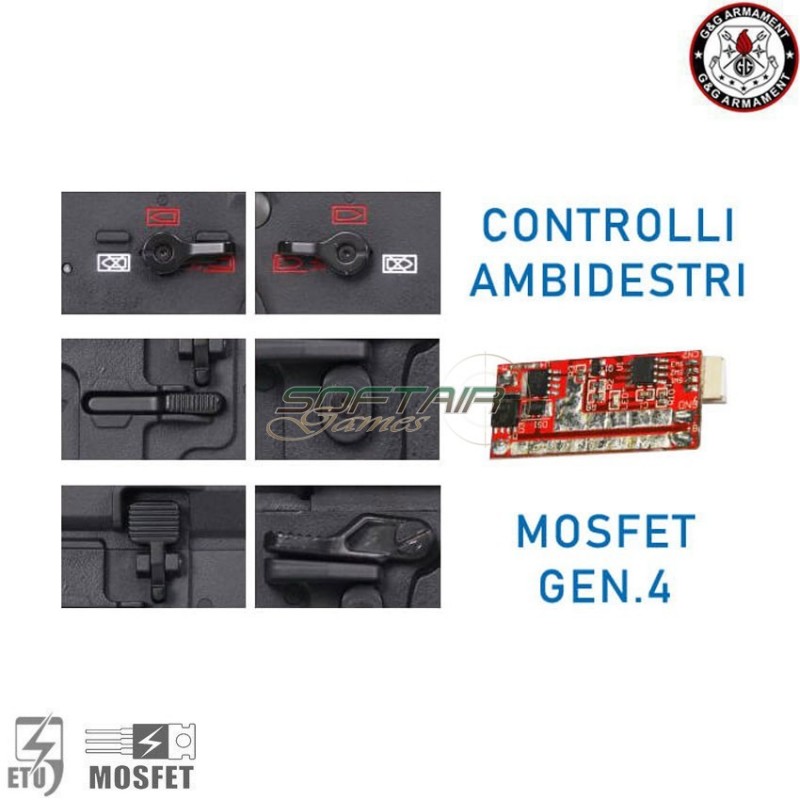 Electric rifle cmf-16 mosfet gen.4 g&g (gg-cmf16)