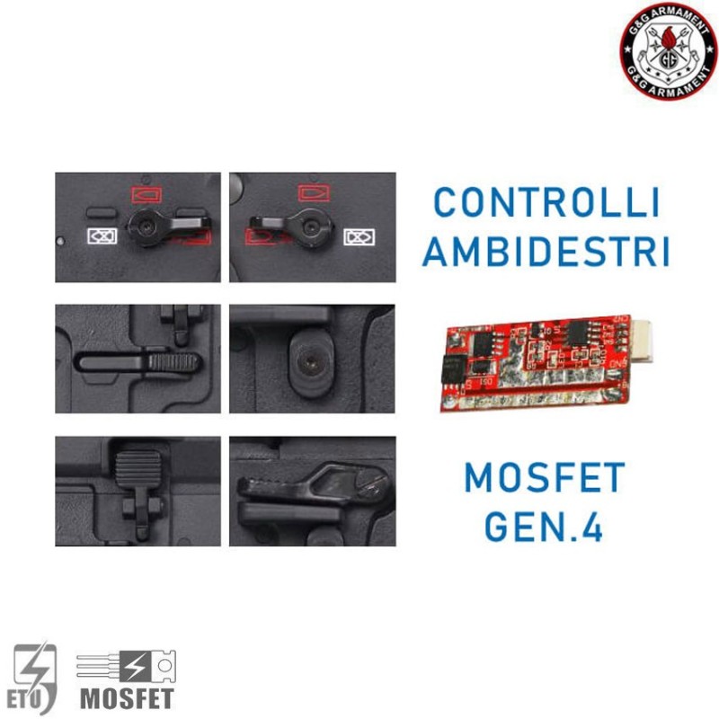 Fucile elettrico cmf-16fk mosfet gen.4 g&g (gg-cmf16fk)