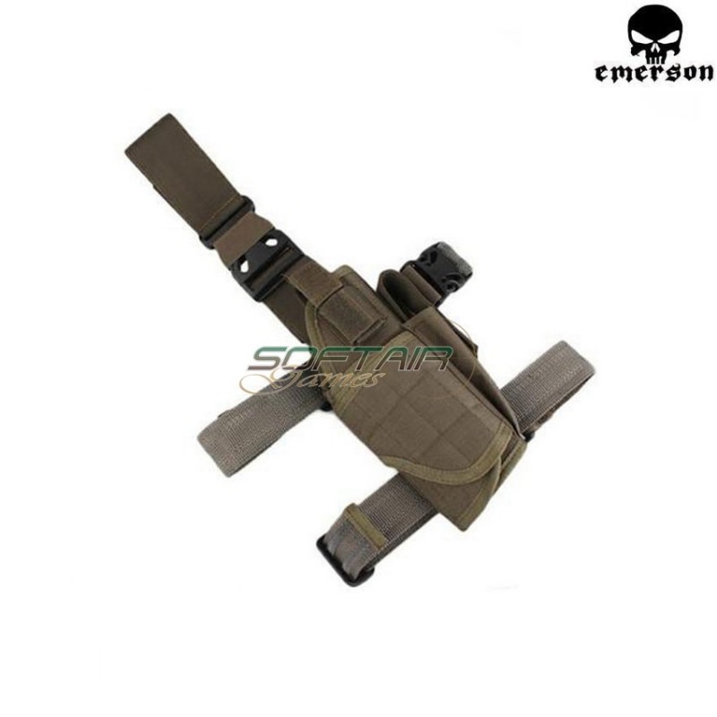 Fondina Tornado Type destra Foliage Green Emerson (em6209a)