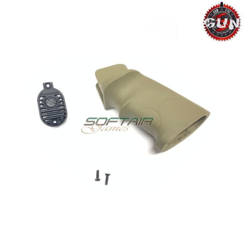 Right ver motor grip aeg m4 dark earth gun five (gf-m34-de)