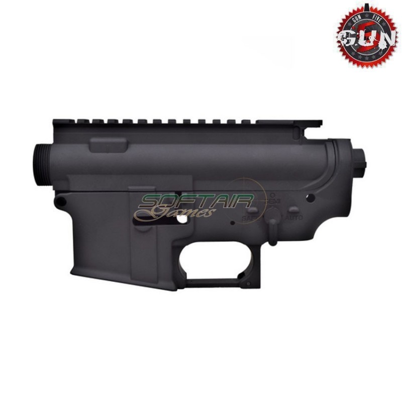 Metal body for m4 aeg black no marking gun five (gf-db016)