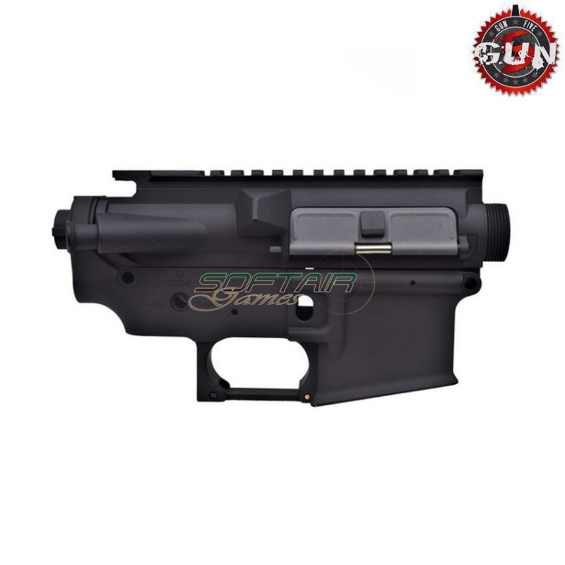 Body in metallo per m4 aeg black no marking gun five (gf-db016)