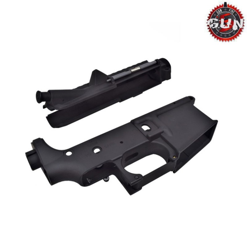 Metal body for m4 aeg black no marking gun five (gf-db016)