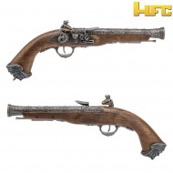 Pistola a co2 pirate flintlock 18th century silver hfc (hfc-hg502silv-co2) Pistola a co2 pirate flintlock 18th century silver hfc (hfc-hg502silv-co2)