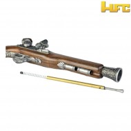 Pistola a co2 pirate flintlock 18th century silver hfc (hfc-hg502silv-co2)