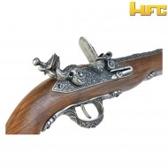 Pistola a co2 pirate flintlock 18th century silver hfc (hfc-hg502silv-co2)