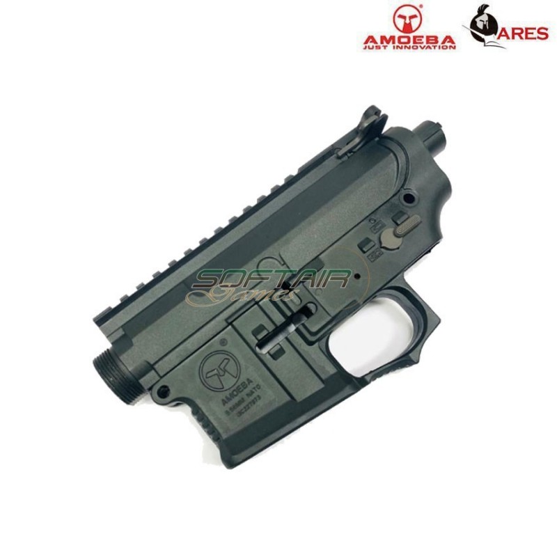 Body shell black m4 polymer amoeba ares (ar-body-pm-bk)