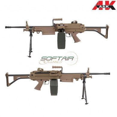 Mitragliatrice Elettrica New Gen. M249 Mk1 Dark earth A&k (aek-m249-mk1-de)