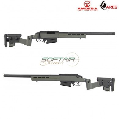 Fucile a molla sniper tactical 01 striker olive drab amoeba ares (ar-ast1v)