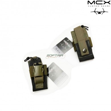 Small clip radio pouch ranger green mcx custom gear (ocg-06-rg)