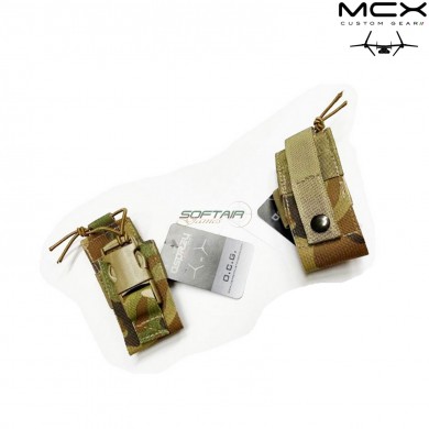 Tasca clip small porta radio multicam classic crye mcx custom gear (ocg-06-mc)