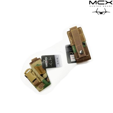 Small clip radio pouch woodland mcx custom gear (ocg-06-wd)