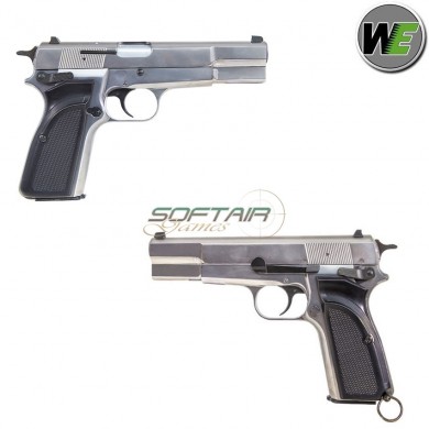 Pistola a GAS MK3 scarrellante browning silver we (we-111202)