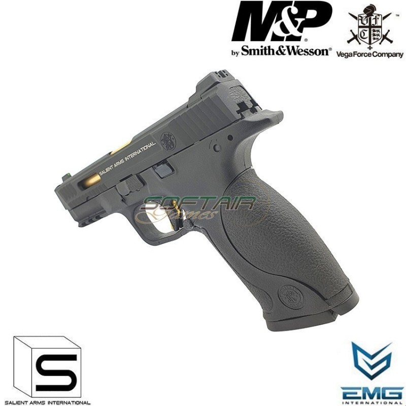 Gas Pistol M&p9 w/competition gold trigger Sai Black Emg Smith & Wesson Vfc (sai-110798)