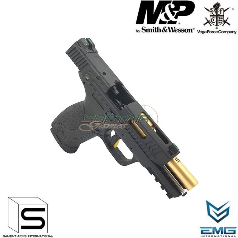 Pistola A Gas M&p9 c/competition gold grilletto Sai Black Emg Smith & Wesson Vfc (sai-110798)