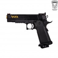 Pistola a gas HEX CUT style 3340 hi-capa 5.1 custom series black/gold golden eagle (ge-111185)