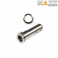 Cnc titanium adjustable air seal nozzle 26mm - 29mm for aeg maxx model (mx-noz2629tn)