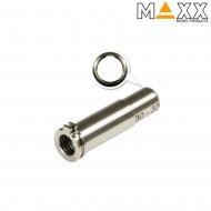 Cnc titanium adjustable air seal nozzle 30mm - 33mm for aeg maxx model (mx-noz3033tn)