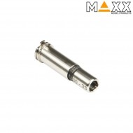Cnc titanium adjustable air seal nozzle 30mm - 33mm for aeg maxx model (mx-noz3033tn)
