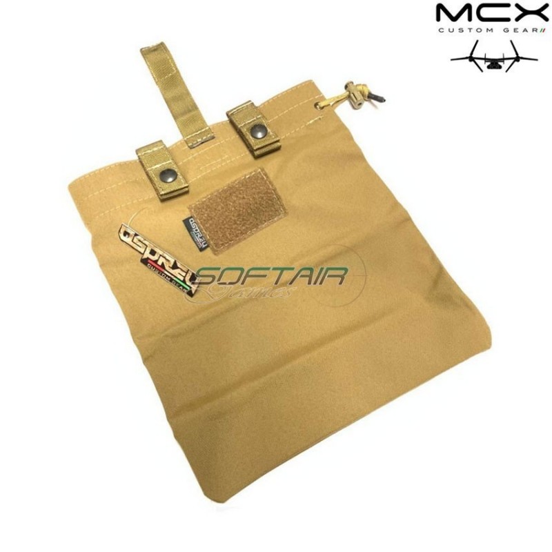 Tasca caricatori esausti coyote brown mcx custom gear (ocg-27-cb)