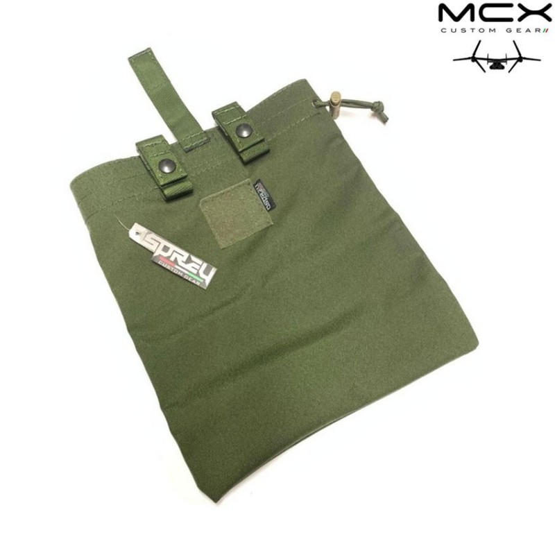Tasca caricatori esausti verde od mcx custom gear (ocg-27-od)