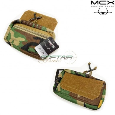 Drop down pouch woodland mcx custom gear (ocg-10-wd)