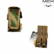Tasca singola 5.56 porta 2 caricatori woodland mcx custom gear (ocg-24-wd)