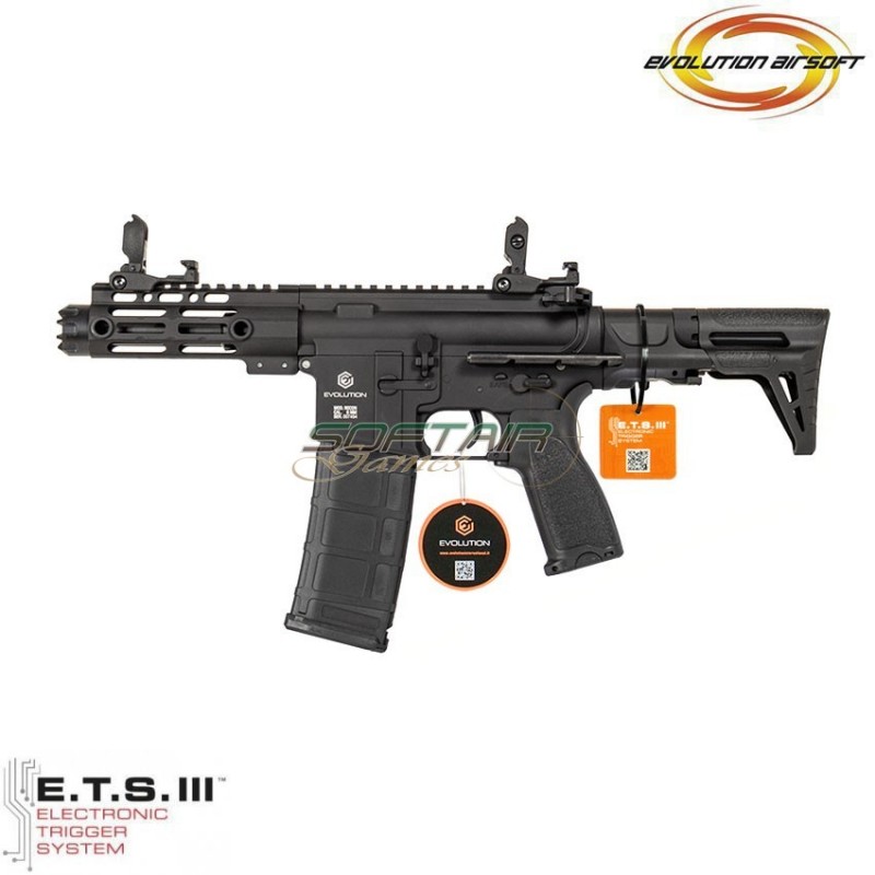 Fucile elettrico Recon Breacher PDW 6'' LC ets black evolution airsoft (ea-eh16ar-ets) Fucile elettrico Recon Breacher PDW 6'' LC ets black evolution airsoft (ea-eh16ar-ets)