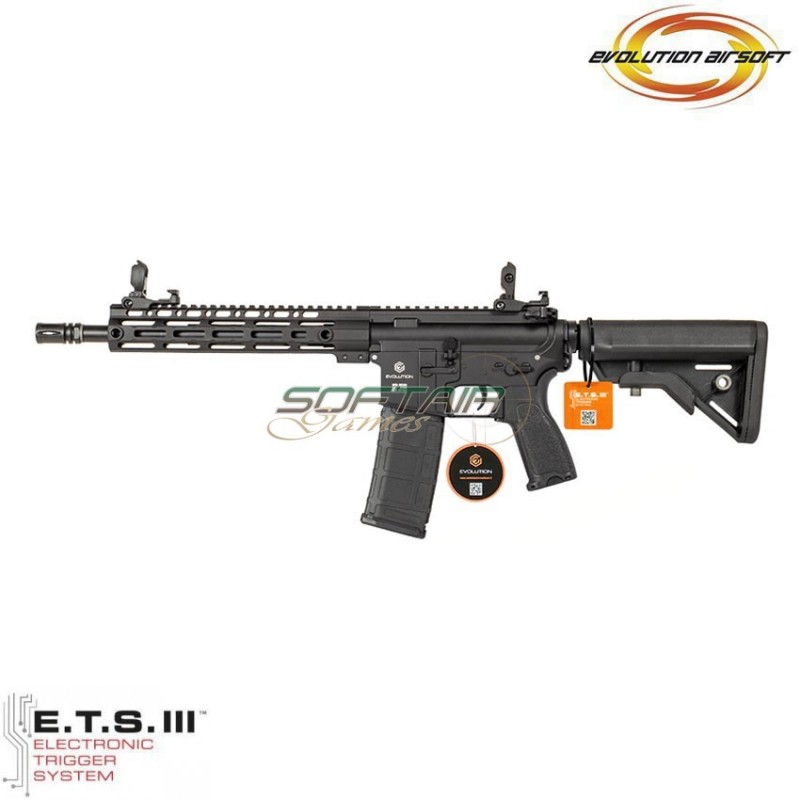 Fucile elettrico Recon Breacher 13'' LC ets black evolution airsoft (ea-eh15ar-ets)