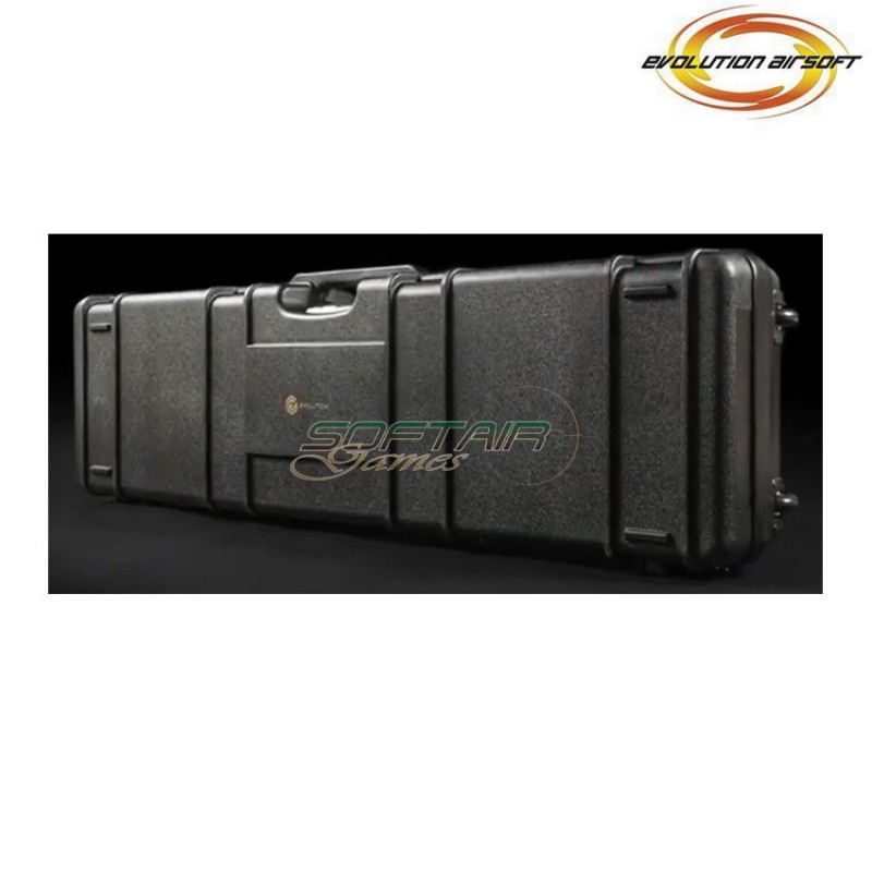 Hard case PNP black large with wheels 117,5x29x12 evolution airsoft (ea-ea0504rc)