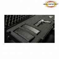 Hard case PNP black large with wheels 117,5x29x12 evolution airsoft (ea-ea0504rc)