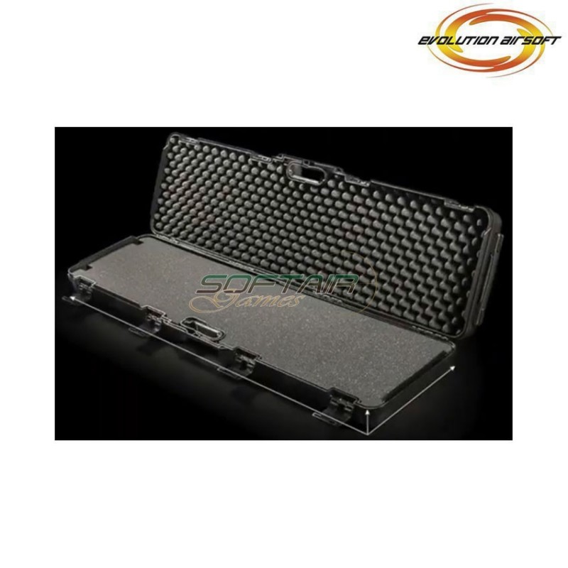Hard case PNP black large with wheels 117,5x29x12 evolution airsoft (ea-ea0504rc)