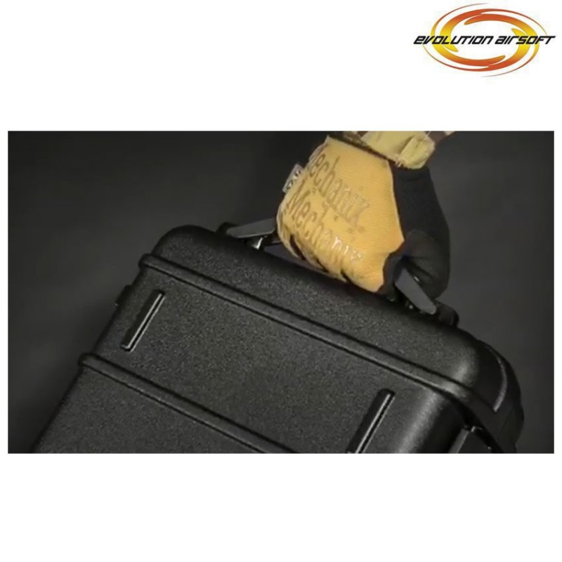 Hard case PNP black large with wheels 117,5x29x12 evolution airsoft (ea-ea0504rc)
