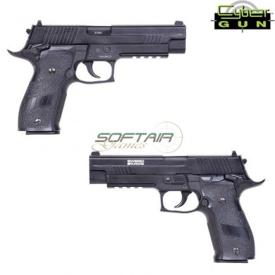 Co2 P226s Sig Sauer X Five Black Pistol Cybergun (280514)