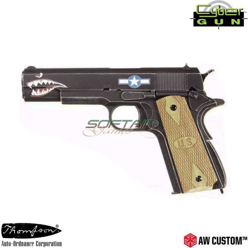 Gas pistol auto ordnance 1911 ao squadron gbb aw custom cybergun (430503)