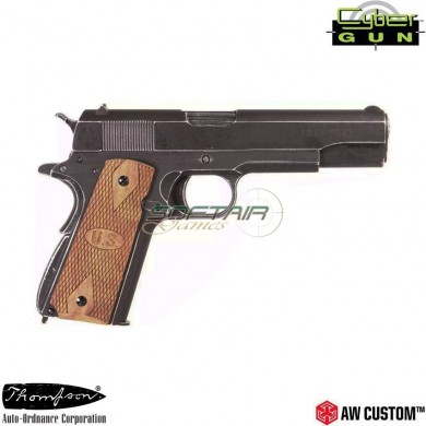 Pistola a gas auto ordnance 1911 ao fly girl gbb aw custom cybergun (430502)