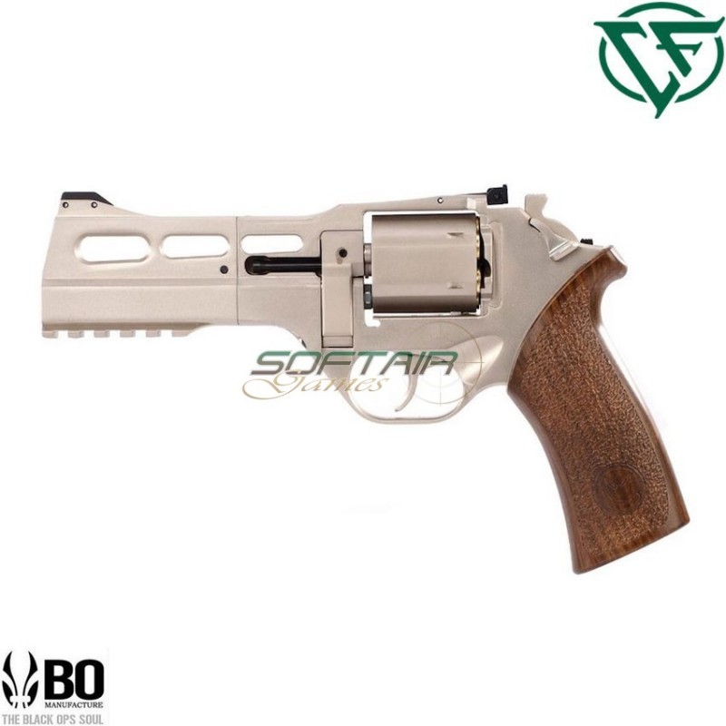 Co2 revolver full metal silver RHINO BO Chiappa Firearms (cf-160-084)