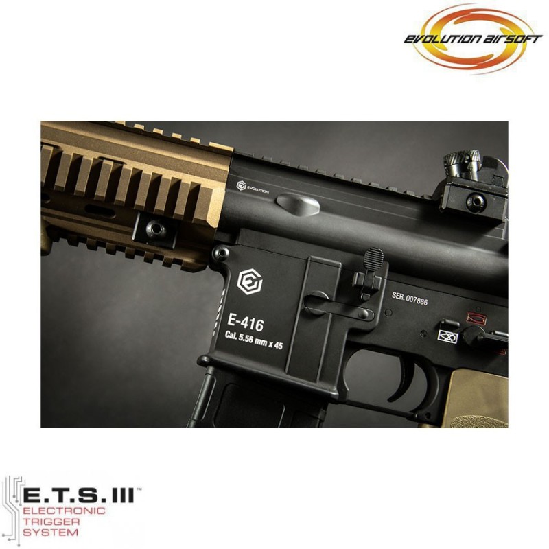 Fucile elettrico e-416 devgru ets bronze evolution airsoft (ea-eh21ar-bb-ets)
