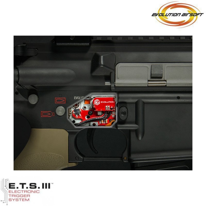 Electric rifle e-416 devgru ets bronze evolution airsoft (ea-eh21ar-bb-ets)