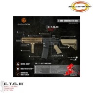Fucile elettrico e-416 devgru ets bronze evolution airsoft (ea-eh21ar-bb-ets)