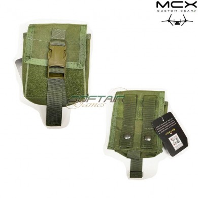 Tasca nvg/utility con clip verde od mcx custom gear (ocg-23-od)