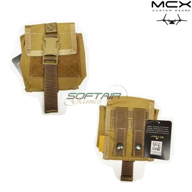 Tasca nvg/utility con clip coyote brown mcx custom gear (ocg-23-cb)