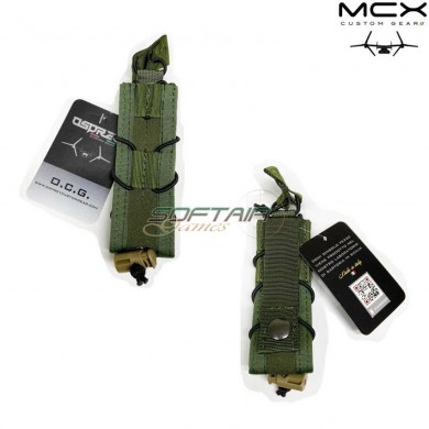 Taco singola porta caricatore pistola verde od mcx custom gear (ocg-20-od)