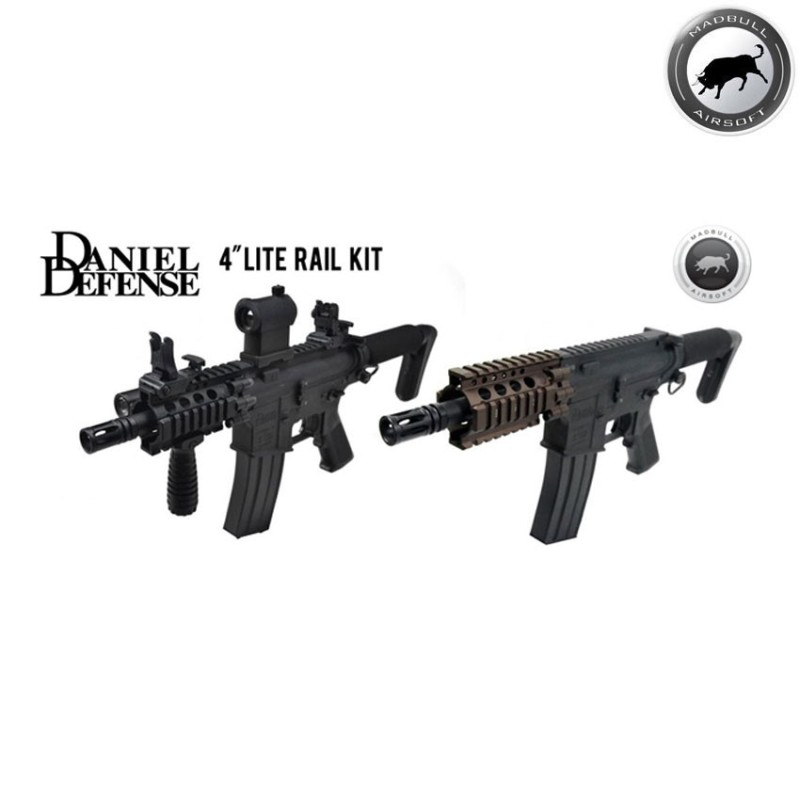 Daniel Defense M4/AR15 4'' Lite Rail Kit Fde Madbull (mb-bu-ddlite4kit-fde)