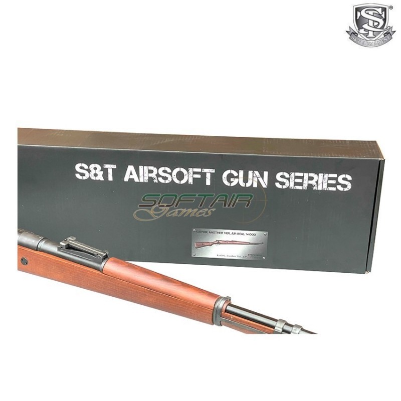Spring Rifle Kar98K real wood & steel cylinder S&t (st-212320)