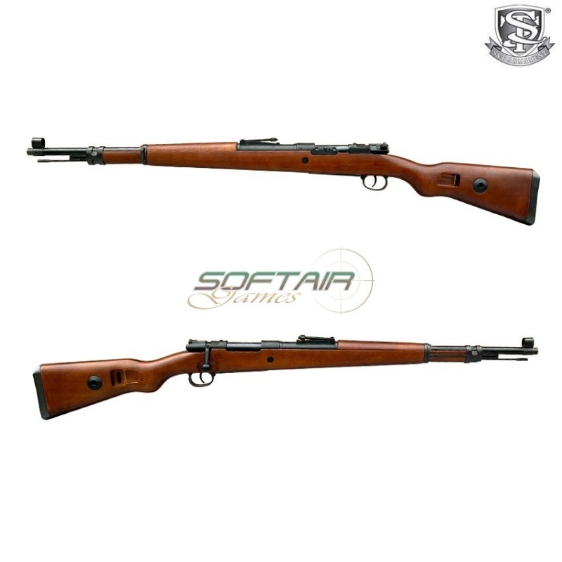 Spring Rifle Kar98K real wood & steel cylinder S&t (st-212320)
